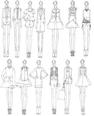 服裝設(shè)計(jì)關(guān)于線稿(漂亮的服裝效果圖從線條開(kāi)始!)